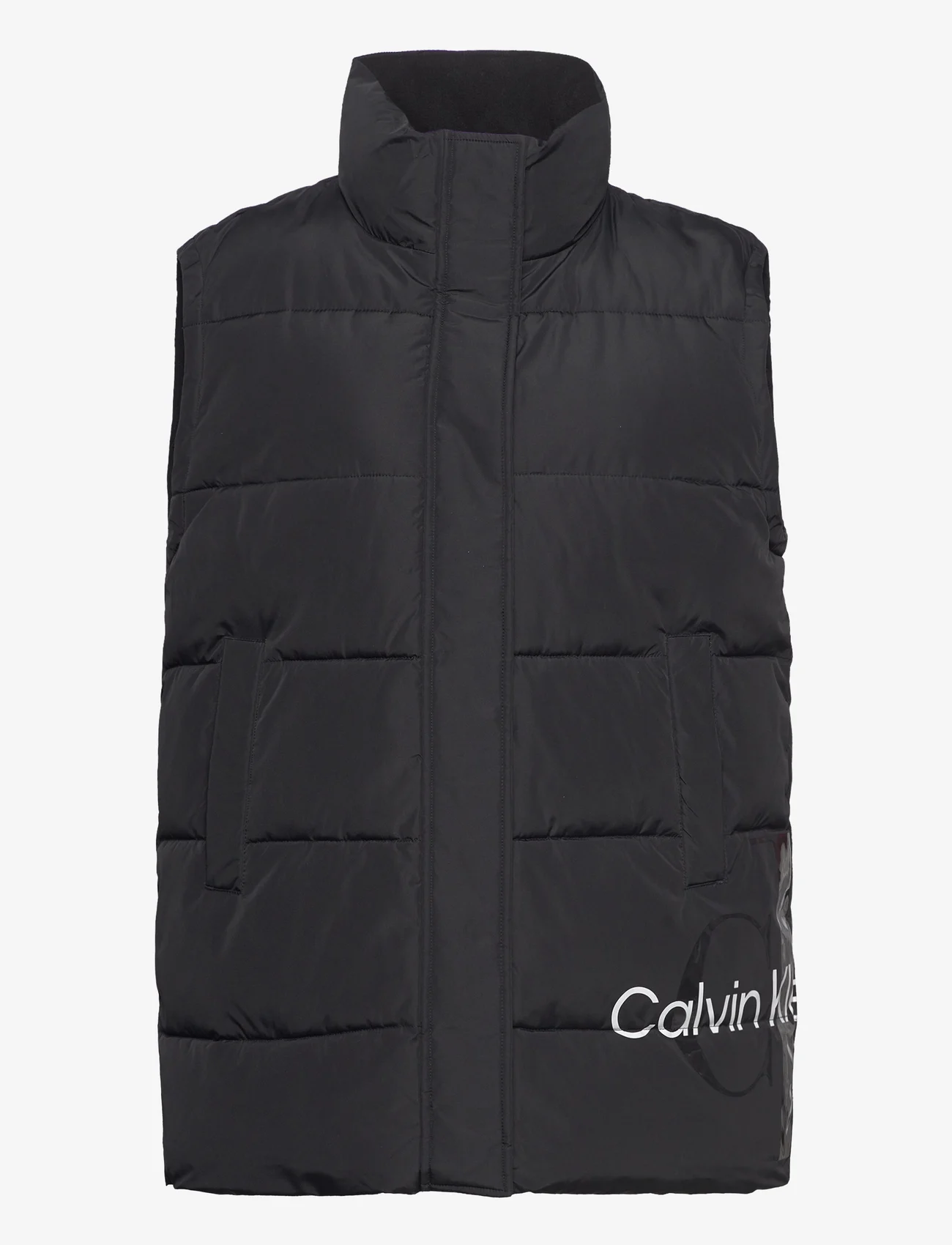 Calvin Klein Jeans - BLOWN UP CK LONG VEST - puffer vests - ck black - 0