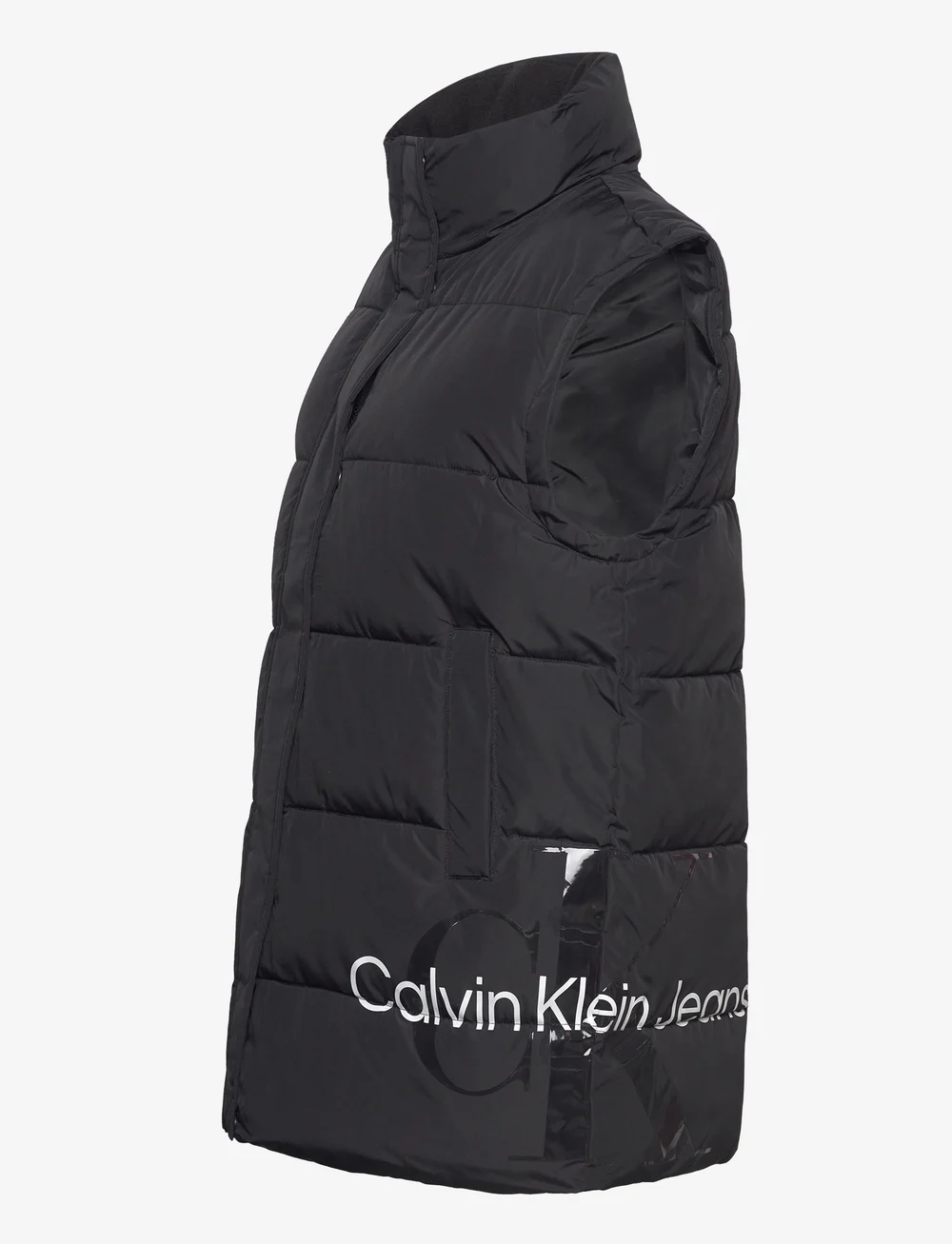 Calvin Klein Jeans Blown Up Ck Long Vest - Jackets