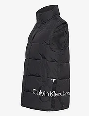 Calvin Klein Jeans - BLOWN UP CK LONG VEST - vadderade västar - ck black - 2