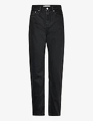 Calvin Klein Jeans - AUTHENTIC SLIM STRAIGHT - džinsa bikses ar taisnām starām - denim black - 0