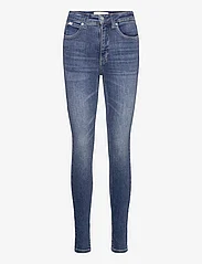 Calvin Klein Jeans - HIGH RISE SUPER SKINNY ANKLE - denim dark - 0