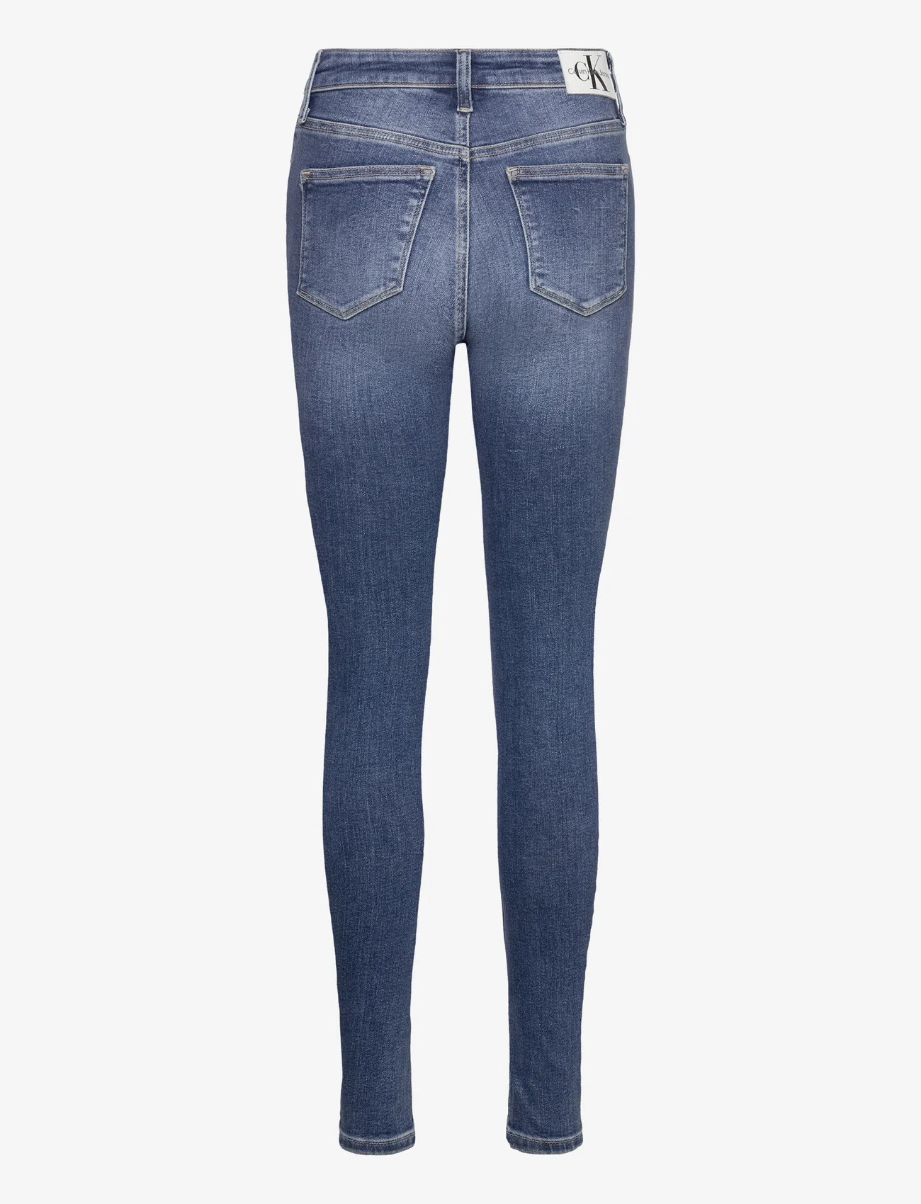 Calvin Klein Jeans - HIGH RISE SUPER SKINNY ANKLE - denim dark - 1