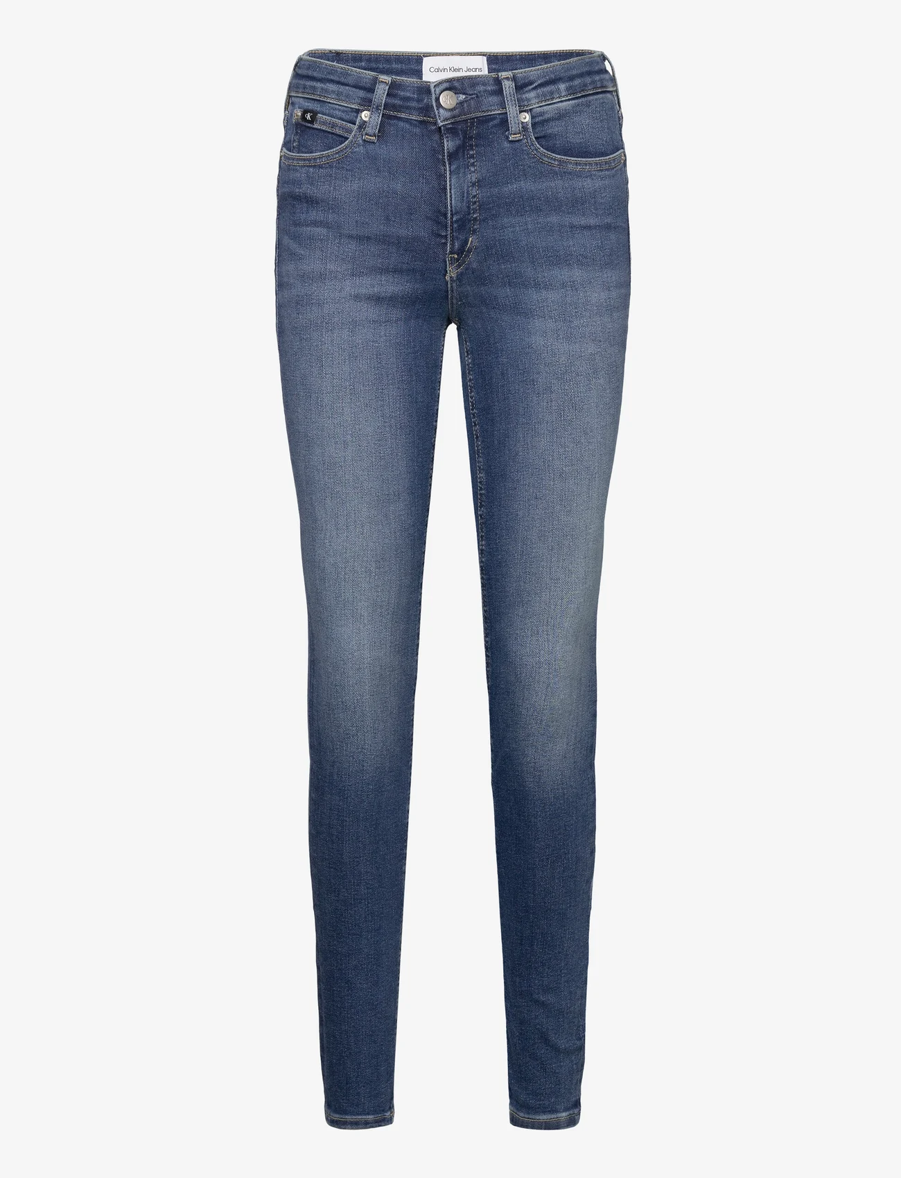Calvin Klein Jeans - MID RISE SKINNY - skinny jeans - denim dark - 0