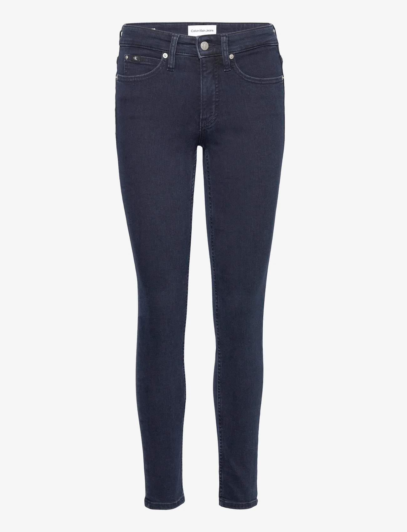 Calvin Klein Jeans - MID RISE SKINNY - pillifarkut - denim dark - 0