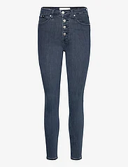 Calvin Klein Jeans - HIGH RISE SUPER SKINNY ANKLE - siaurėjantys džinsai - denim light - 0