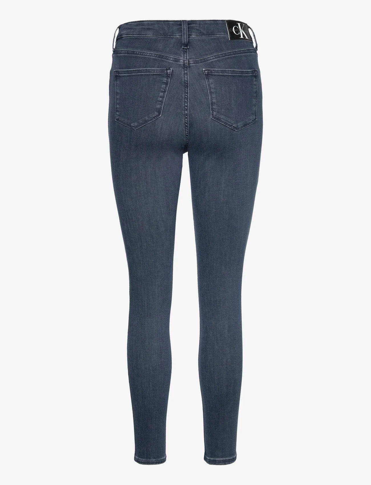 Calvin Klein Jeans - HIGH RISE SUPER SKINNY ANKLE - džinsa bikses ar šaurām starām - denim light - 1