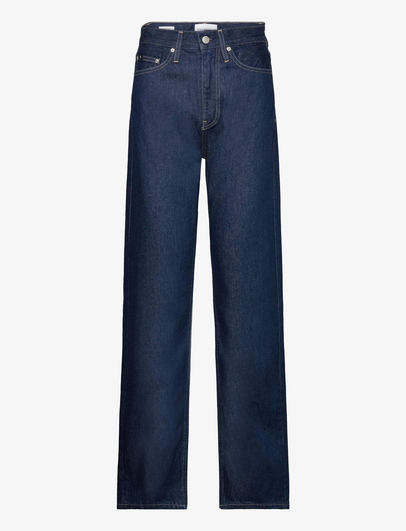 Calvin Klein Jeans - HIGH RISE STRAIGHT - tiesaus kirpimo džinsai - denim rinse - 0