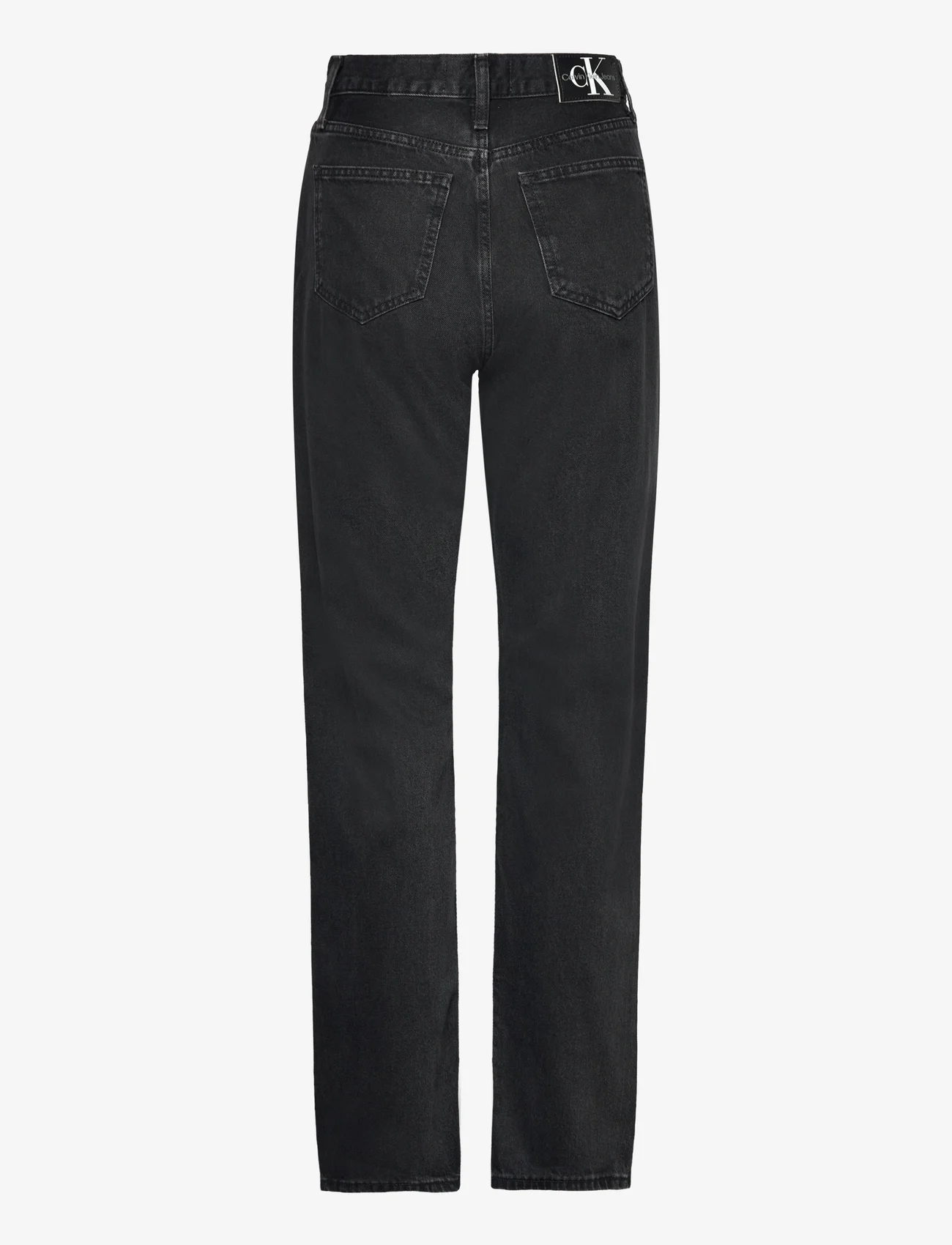Calvin Klein Jeans - HIGH RISE STRAIGHT - denim black - 1