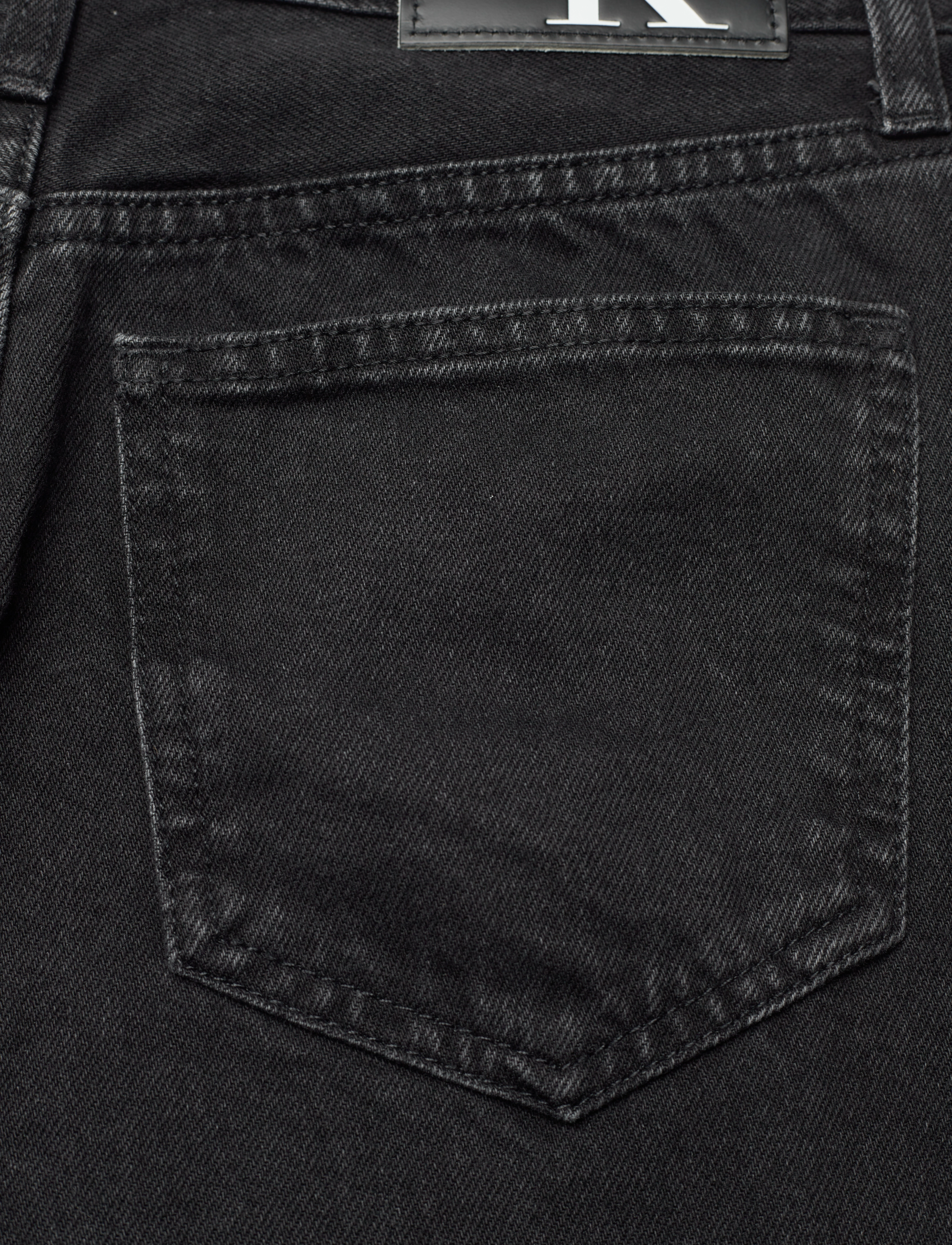Calvin Klein Jeans - HIGH RISE STRAIGHT - denim black - 4