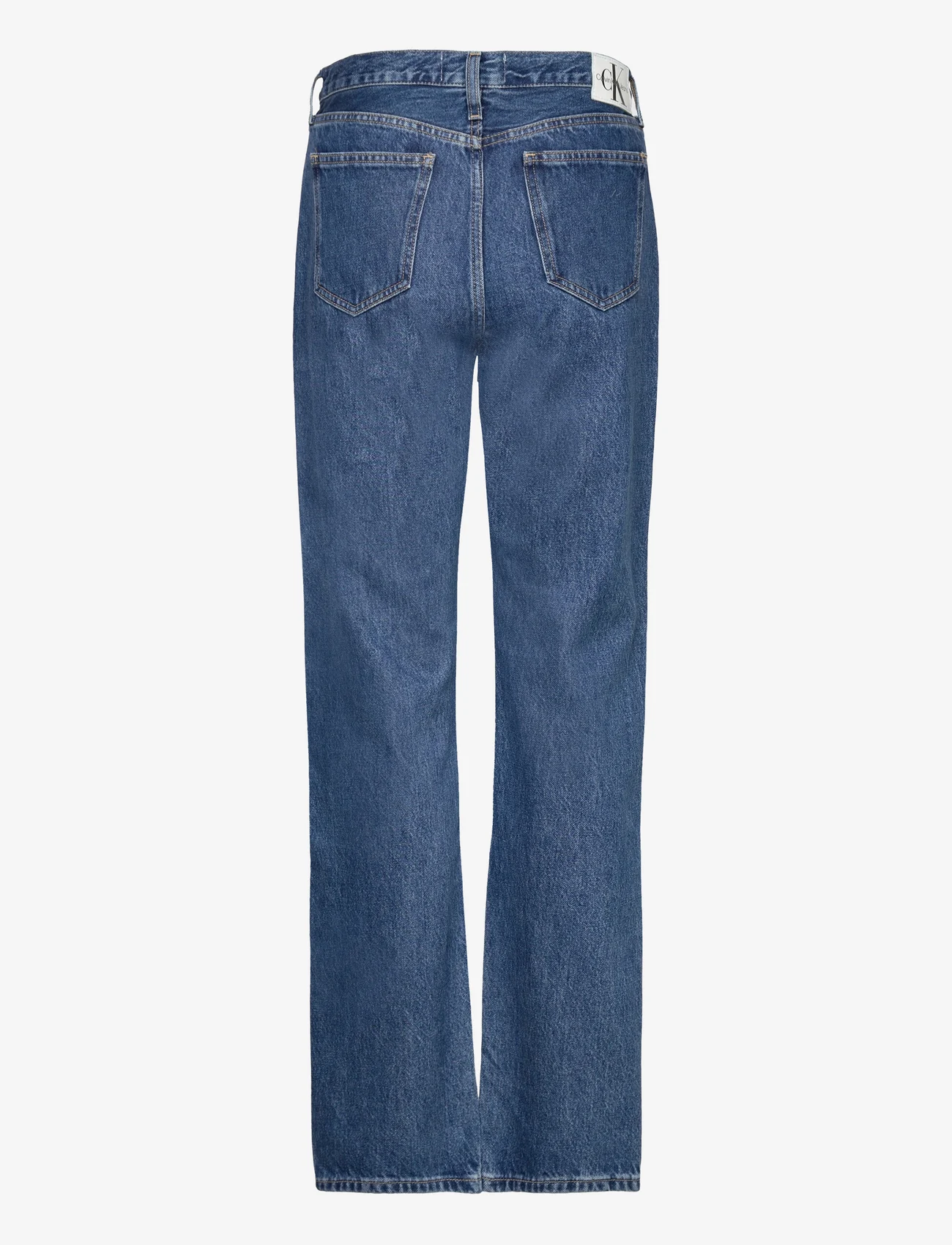 Calvin Klein Jeans - LOW RISE STRAIGHT - tiesaus kirpimo džinsai - denim medium - 1