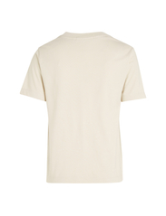 Calvin Klein Jeans - CHENILLE CK RELAXED TEE - t-shirts - eggshell - 4