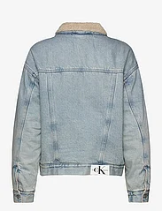 Calvin Klein Jeans - SHERPA DENIM JACKET - frühlingsjacken - denim light - 1