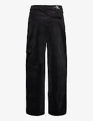Calvin Klein Jeans - HIGH RISE CORDUROY PANT - spodnie cargo - ck black - 1