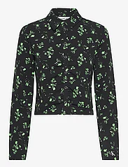 Calvin Klein Jeans - LONG SLEEVE FITTED SHIRT - long-sleeved shirts - black acid light floral - 0