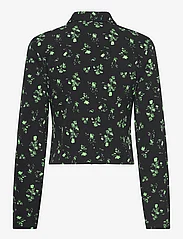 Calvin Klein Jeans - LONG SLEEVE FITTED SHIRT - long-sleeved shirts - black acid light floral - 1