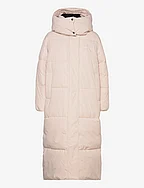 NON DOWN OVERSIZED LONG PUFFER - PUTTY BEIGE