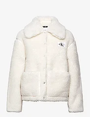 Calvin Klein Jeans - SHORT SHERPA JACKET - winter jacket - ivory - 0