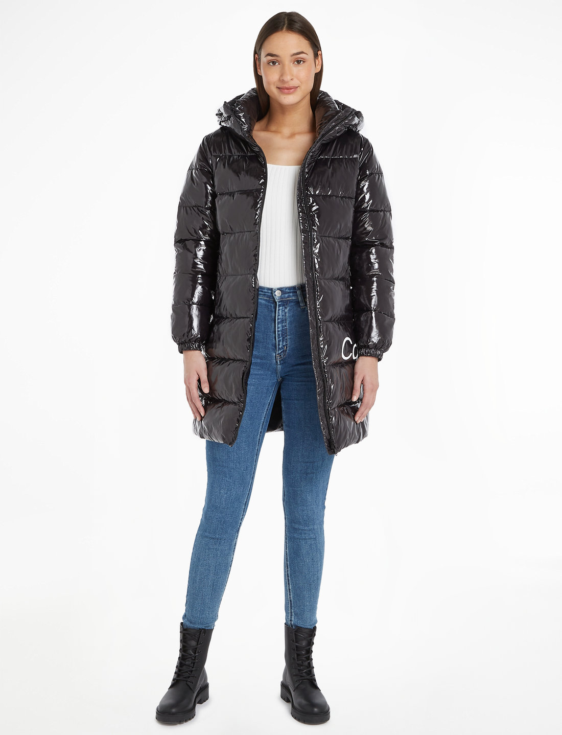 Calvin klein winter top coats on sale