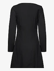 Calvin Klein Jeans - LONG SLEEVE ZIPPED MINI DRESS - trumpos suknelės - ck black - 1