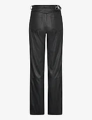 Calvin Klein Jeans - COATED MILANO HR STRAIGHT - leather trousers - ck black - 1