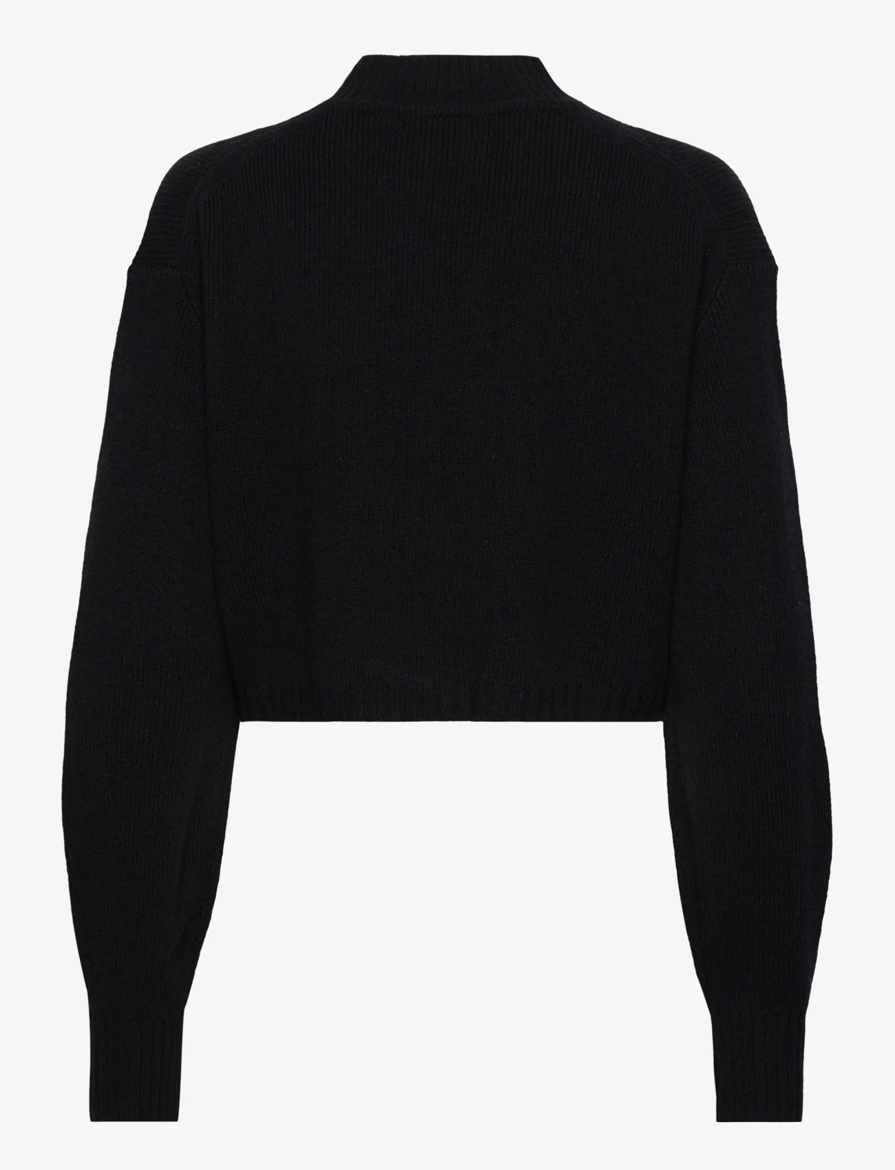 Calvin Klein Jeans - SHORT LAMBSWOOL SWEATER - džemperi - ck black - 1