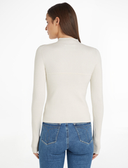 Calvin Klein Jeans - CORSET  DETAIL SWEATER - långärmade toppar - ivory - 2