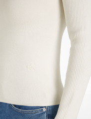 Calvin Klein Jeans - CORSET  DETAIL SWEATER - långärmade toppar - ivory - 3