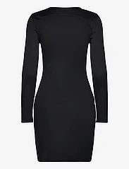 Calvin Klein Jeans - CUT OUT RIB MIX MILANO DRESS - tettsittende kjoler - ck black - 1