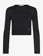 MILANO CUT OUT LONG SLEEVE - CK BLACK