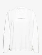 INSTITUTIONAL LOOSE LONG SLEEVES - BRIGHT WHITE