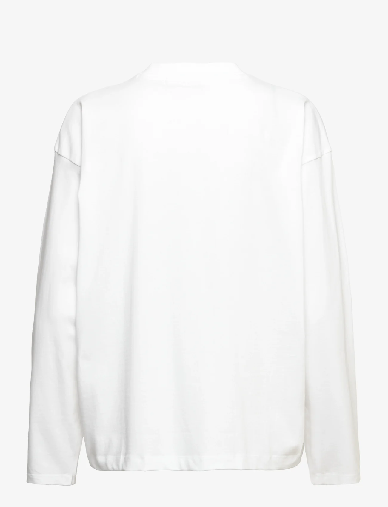 Calvin Klein Jeans - INSTITUTIONAL LOOSE LONG SLEEVES - topi ar garām piedurknēm - bright white - 1
