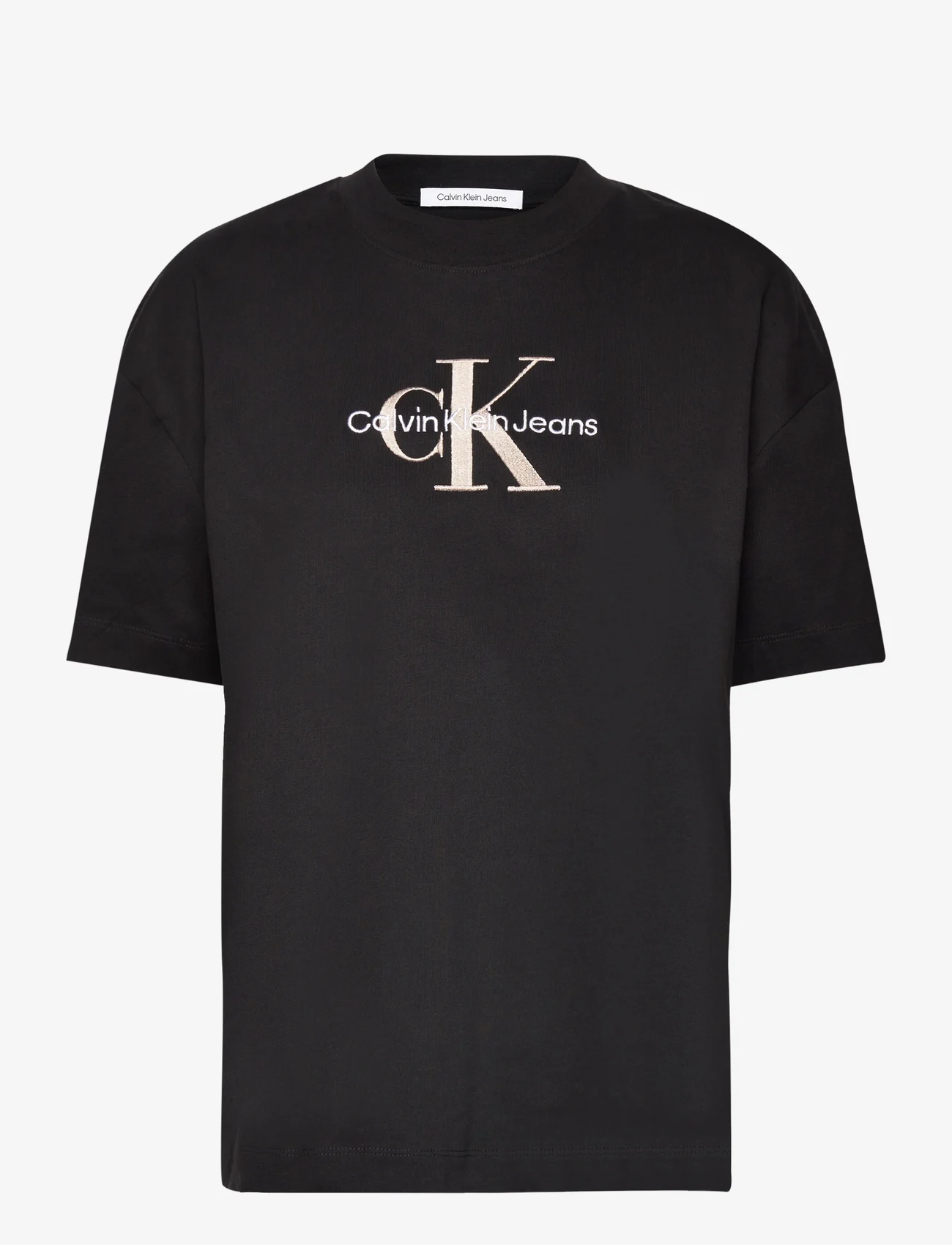Calvin Klein Jeans - PREMIUM MONOLOGO TEE - t-shirts - ck black - 0