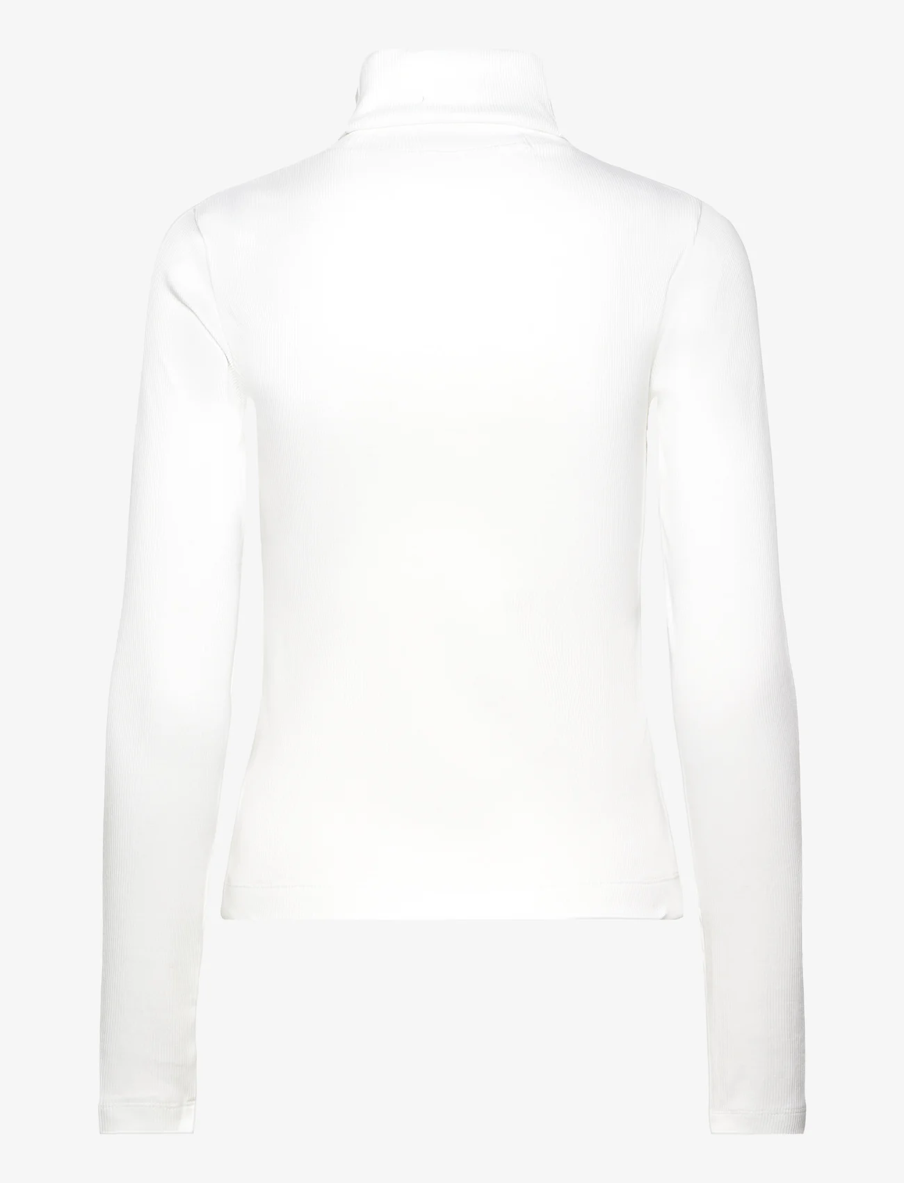 Calvin Klein Jeans - MONOLOGO RIB ROLL NECK - golfy - bright white - 1