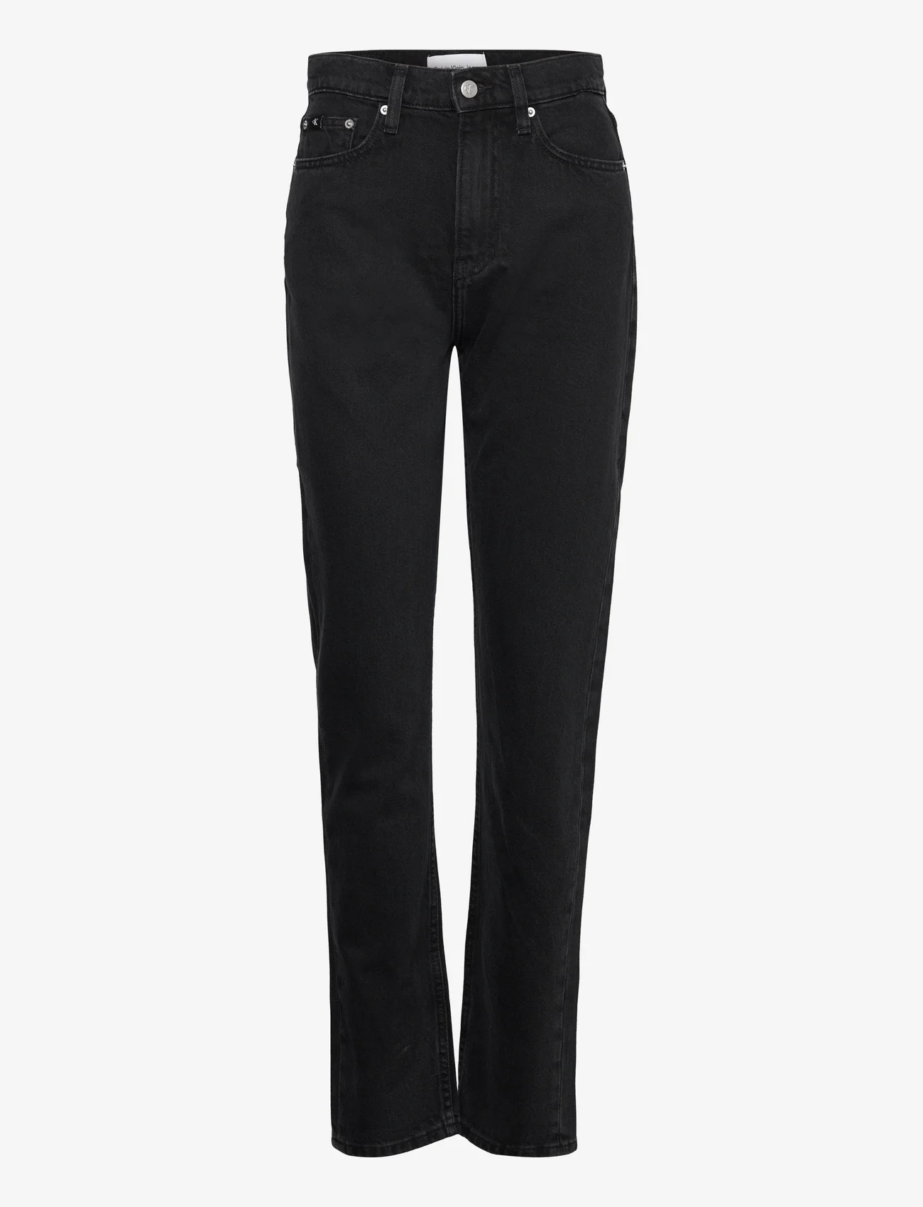 Calvin Klein Jeans - AUTHENTIC SLIM STRAIGHT - sirge säärega teksad - denim black - 0