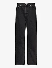 Calvin Klein Jeans - HIGH RISE STRAIGHT - tiesaus kirpimo džinsai - denim black - 0