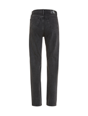 Calvin Klein Jeans - HIGH RISE STRAIGHT - džinsa bikses ar taisnām starām - denim black - 8