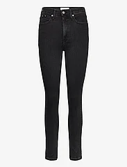 Calvin Klein Jeans - HIGH RISE SKINNY - džinsa bikses ar šaurām starām - denim black - 0