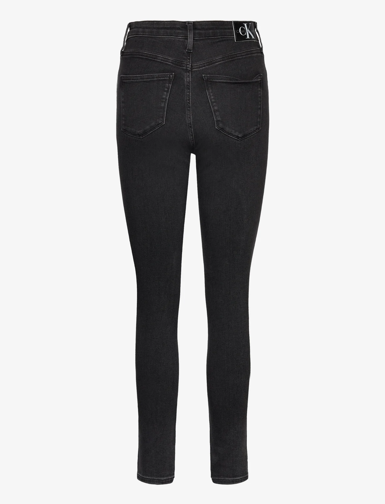 Calvin Klein Jeans - HIGH RISE SKINNY - liibuvad teksad - denim black - 1
