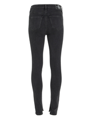 Calvin Klein Jeans - HIGH RISE SKINNY - džinsa bikses ar šaurām starām - denim black - 8