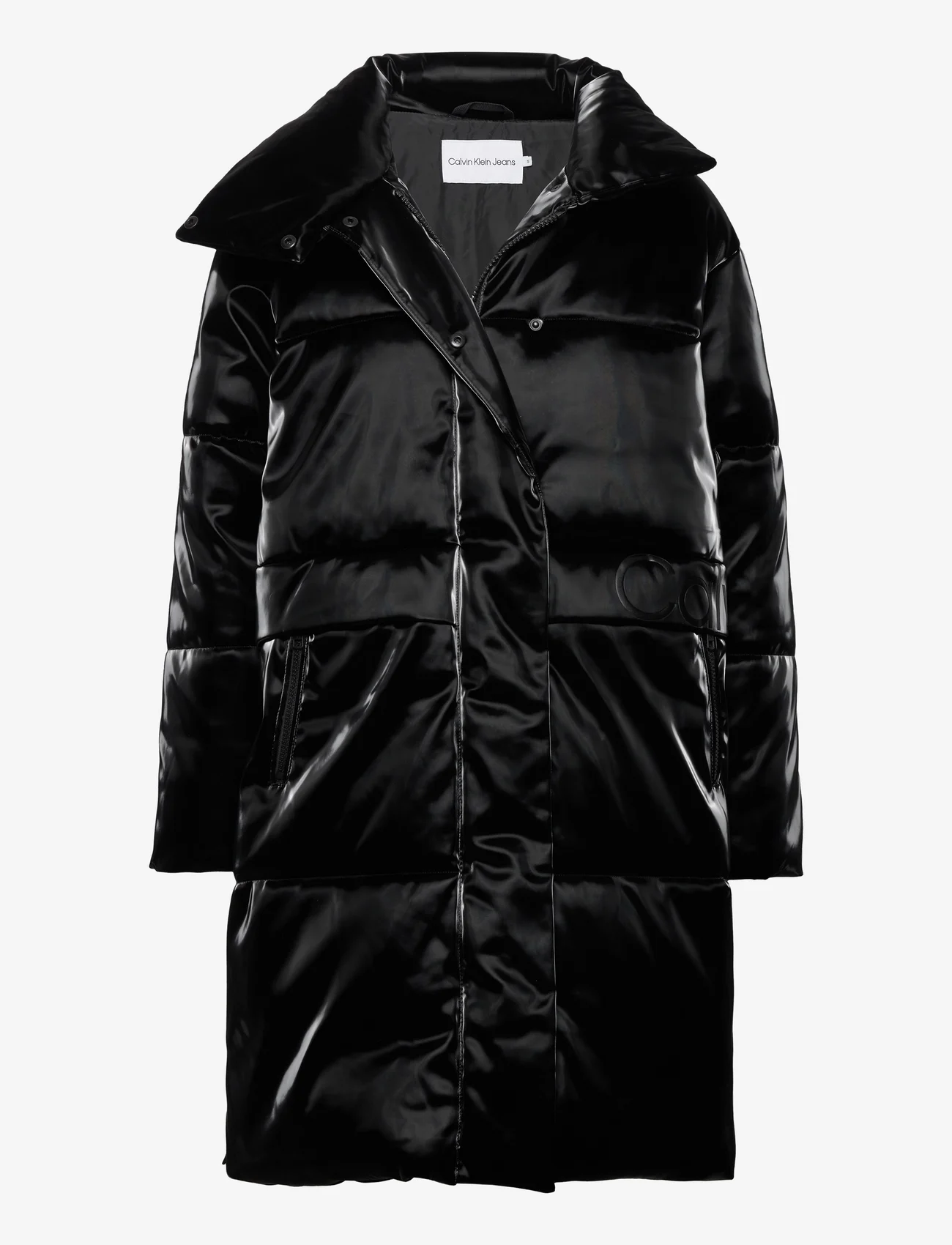 Calvin Klein Jeans - GLAZED LONG PUFFER - winter jackets - ck black - 0