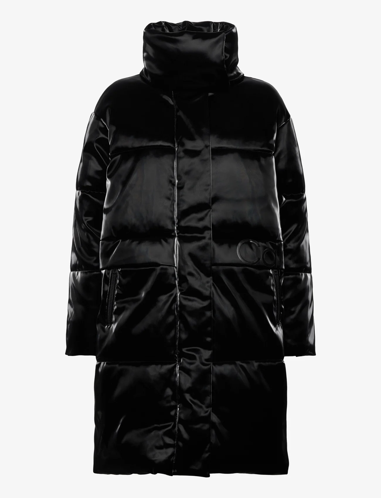 Calvin Klein Jeans - GLAZED LONG PUFFER - winter coats - ck black - 1