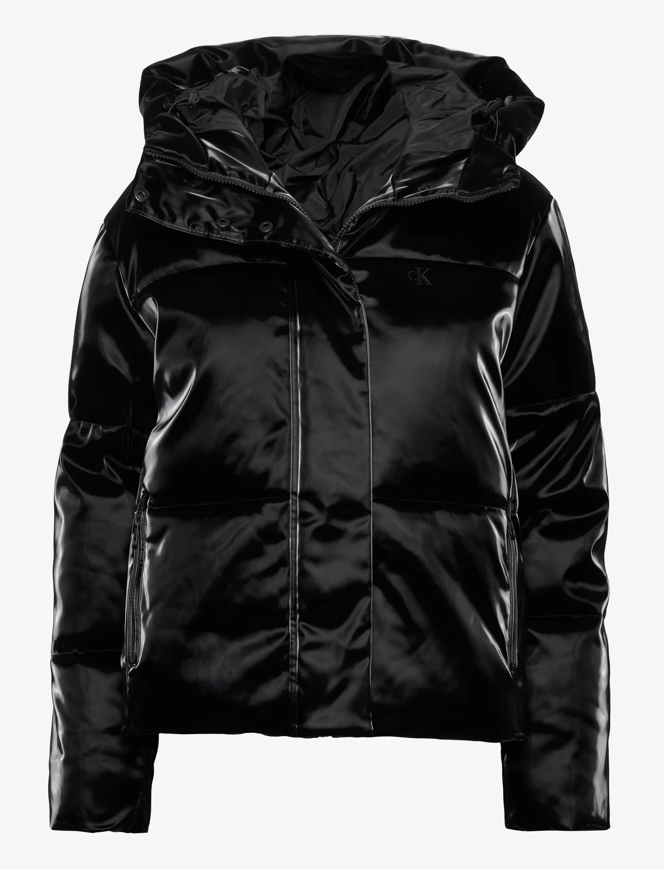 Calvin Klein Jeans - GLAZED SHORT PUFFER - down- & padded jackets - ck black - 0