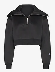 Calvin Klein Jeans - SPACER HALF ZIP SWEATSHIRT - sporta džemperi - ck black - 0