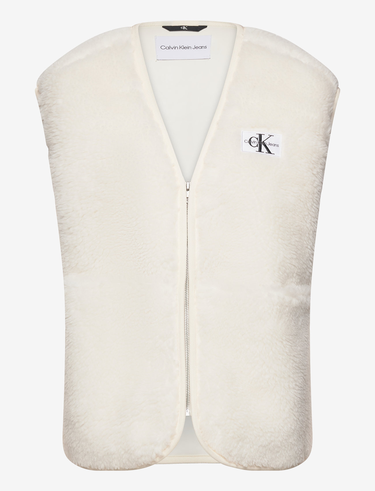 Calvin Klein Jeans - SHERPA VEST - ivory - 0