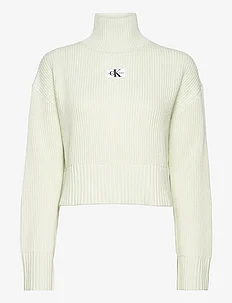 LABEL CHUNKY SWEATER, Calvin Klein Jeans
