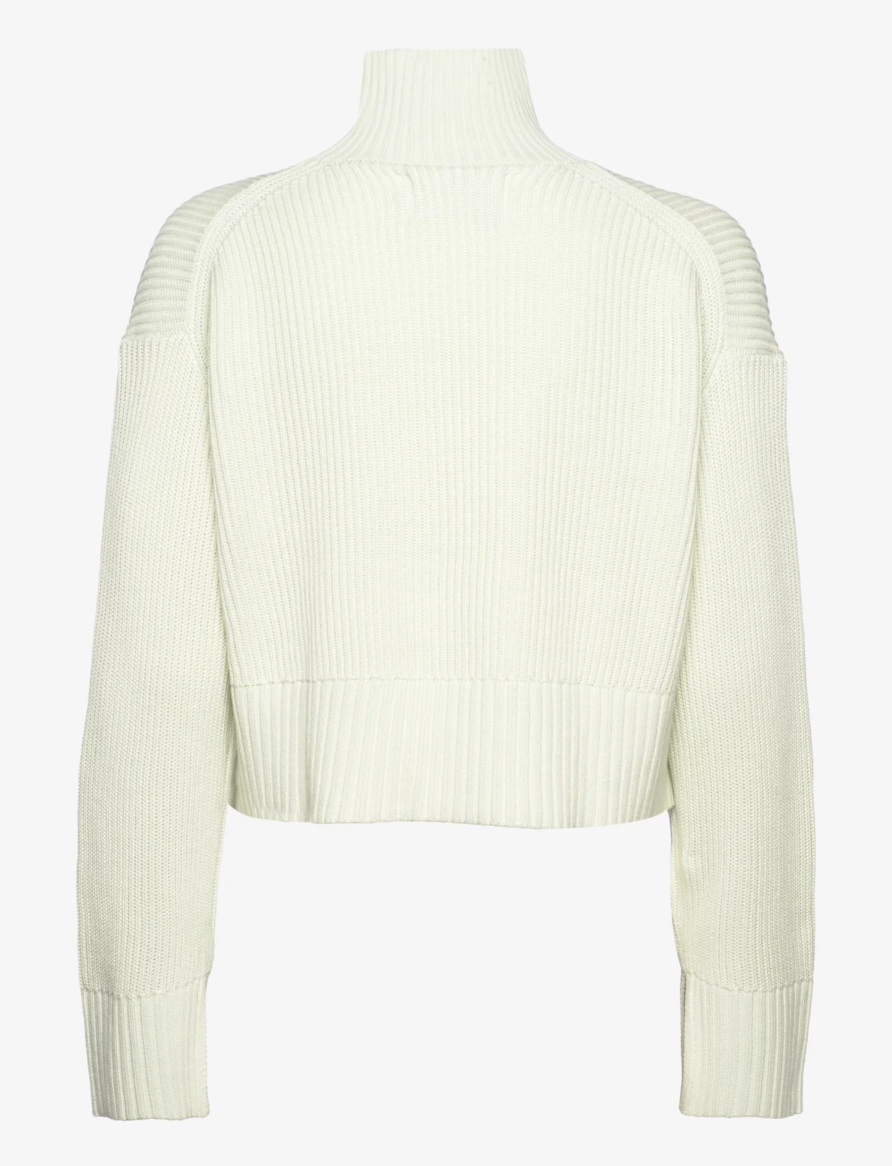 Calvin Klein Jeans - LABEL CHUNKY SWEATER - rollkragenpullover - canary green - 1