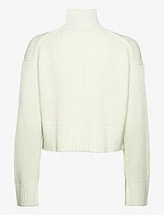 Calvin Klein Jeans - LABEL CHUNKY SWEATER - rollkragenpullover - canary green - 1