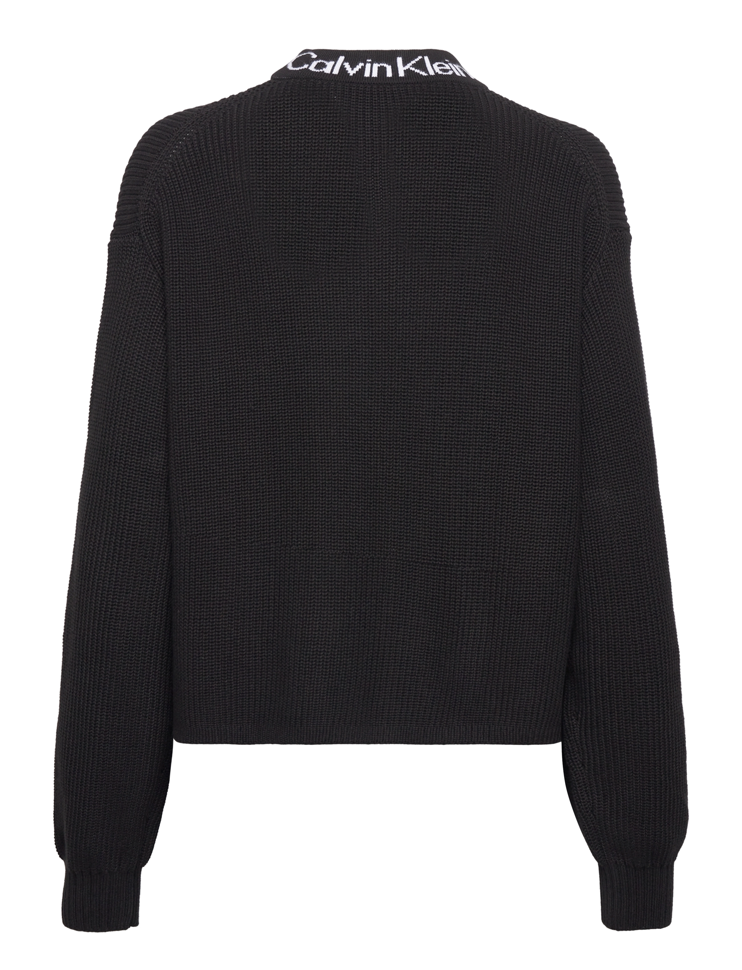 Calvin Klein Jeans - LOGO INTARSIA LOOSE SWEATER - ck black - 1