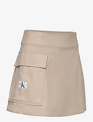 Calvin Klein Jeans - FLANNEL WRAP SKIRT - short skirts - plaza taupe - 2