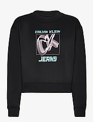 Calvin Klein Jeans - HYPER REAL CK SWEATSHIRT - plus size - ck black - 0